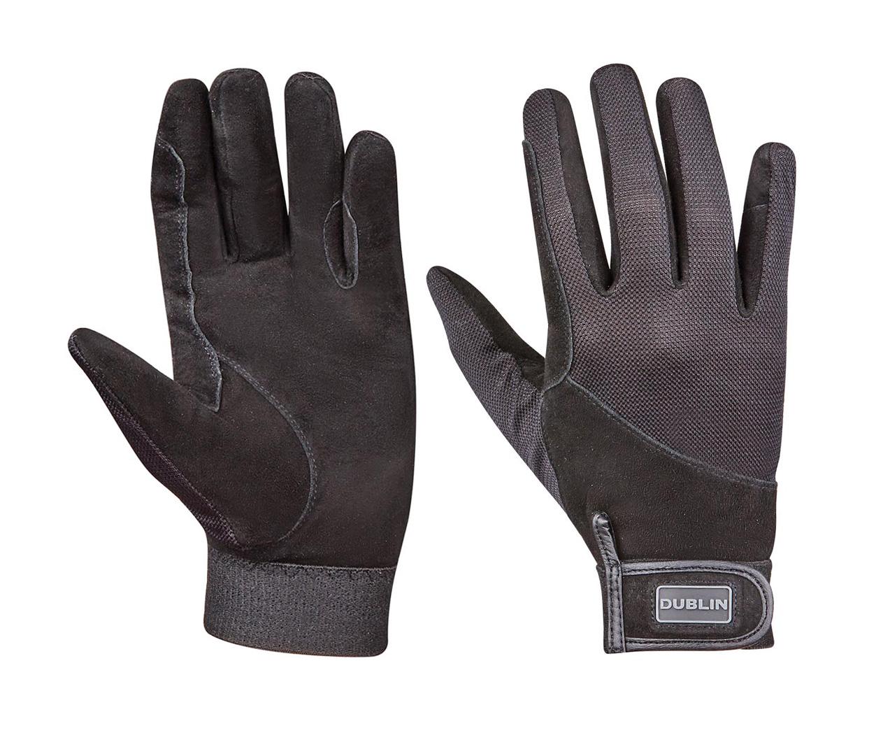 equestrian leather riding gloves