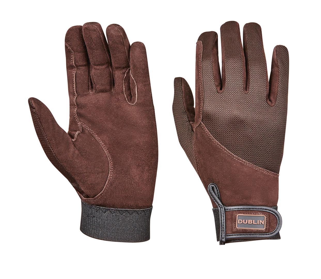 equestrian leather riding gloves